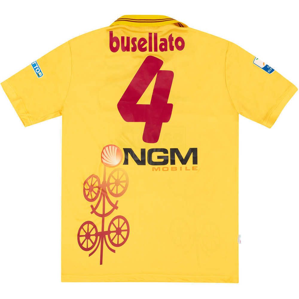 2013-14 Cittadella Match Issue Away Shirt Busellato #4
