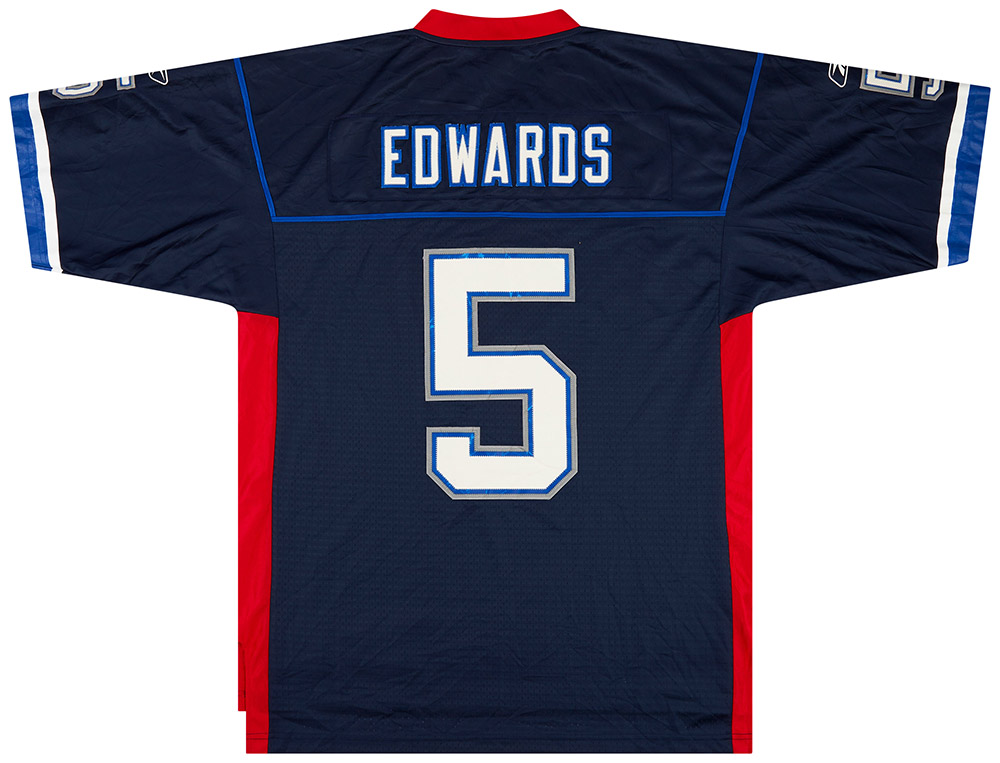 Trent Edwards Buffalo Bills Jersey Mens XL Blue NFL Football #5