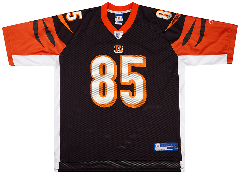 Mitchell & Ness NFL Cincinnati Bengals White Throwback Jersey #85 Chad  Johnson