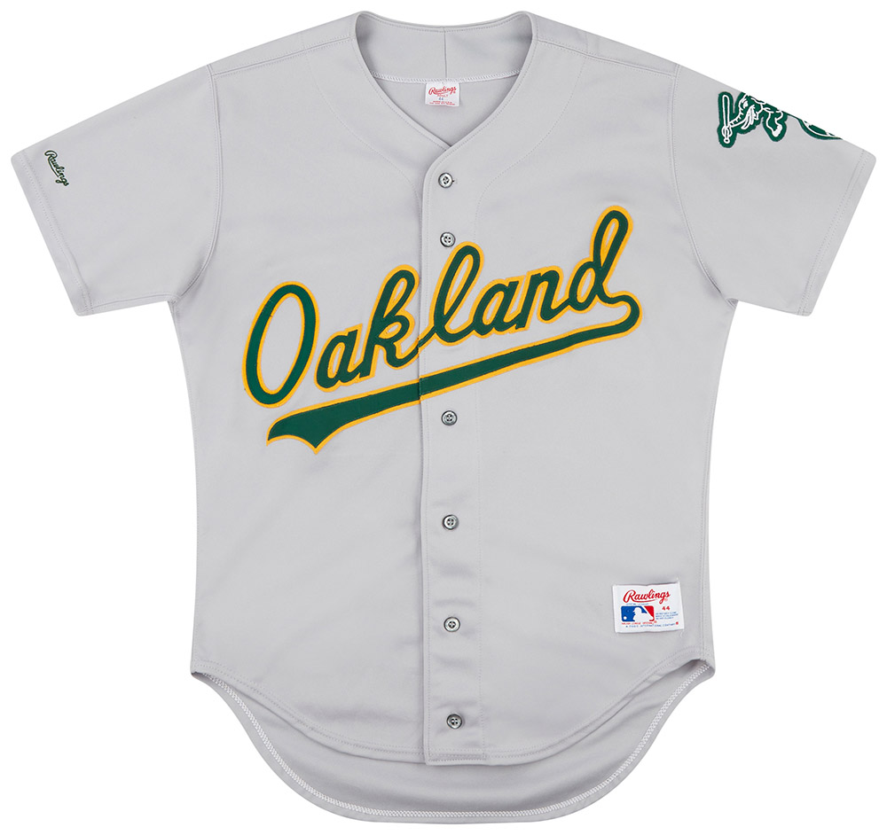 1990-91 Oakland Athletics Authentic Rawlings Away Jersey