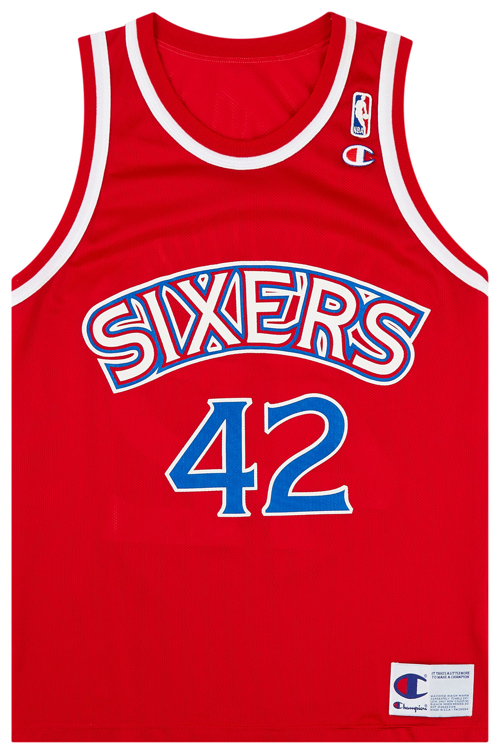 Vintage Champion Brand Philadelphia 76ers Jerry Stackhouse Jersey