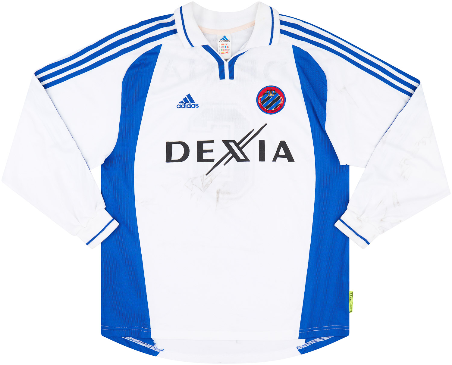 2000-01 Club Brugge Match Issue Away Shirt #6