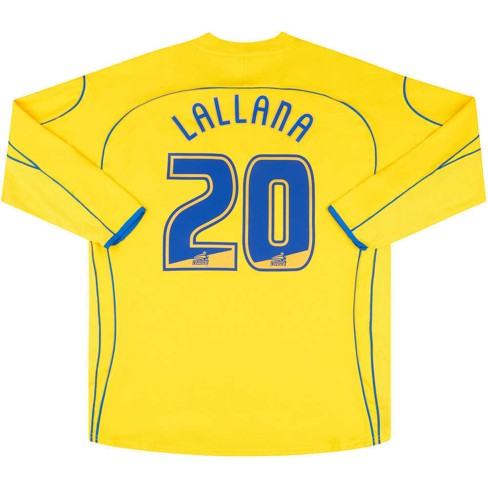 2007-08 Southampton Away L/S Shirt Lallana #20 (Excellent) L