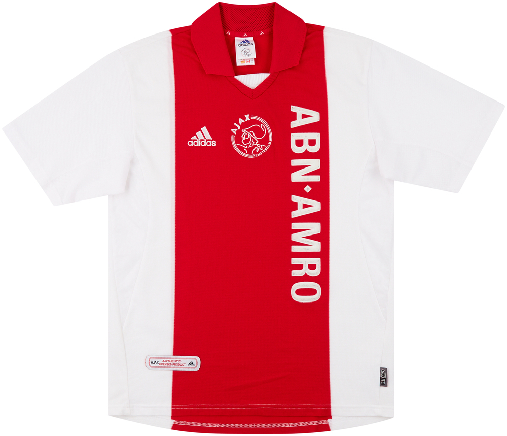 2001-02 Ajax Home Shirt Zlatan #9 (Very Good) S