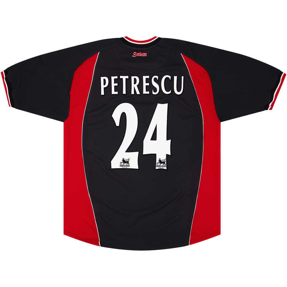 2001-02 Southampton Away Shirt Petrescu #24 (Very Good) XL