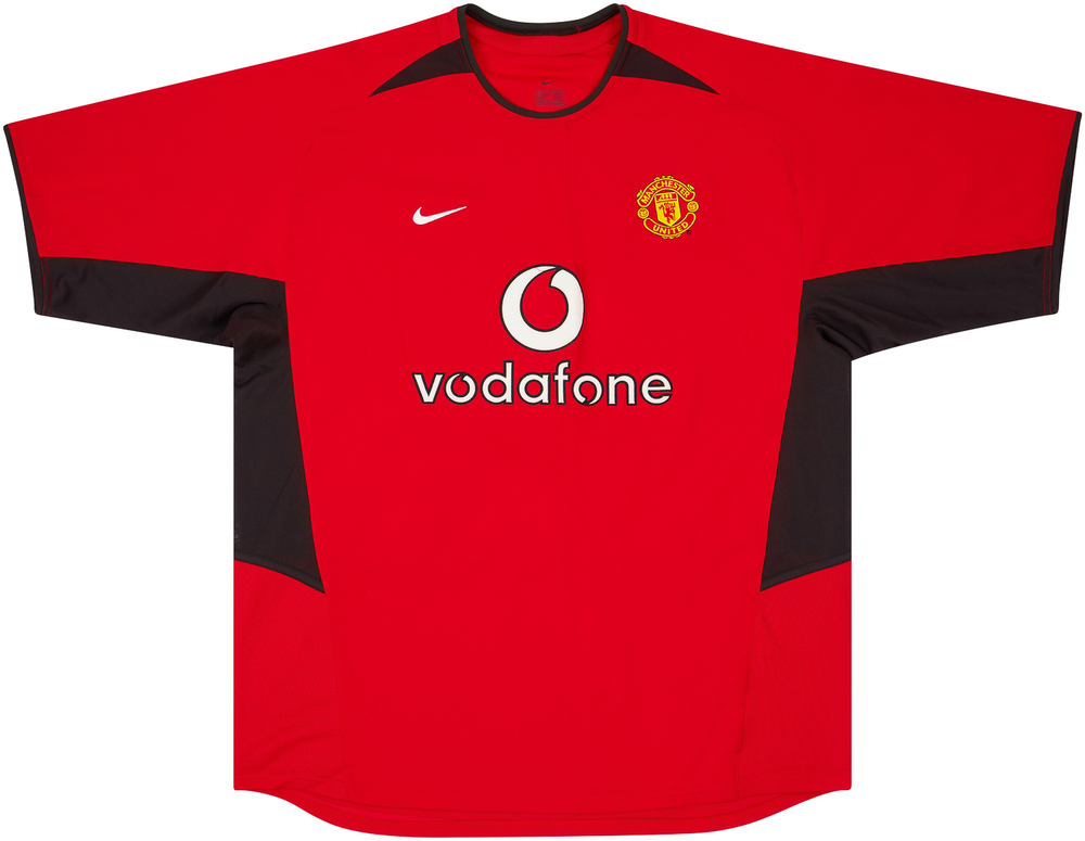 2002-04 Manchester United CL Home Shirt Keane #16 (Excellent) L-Names & Numbers Legends Hall of Fame New Products