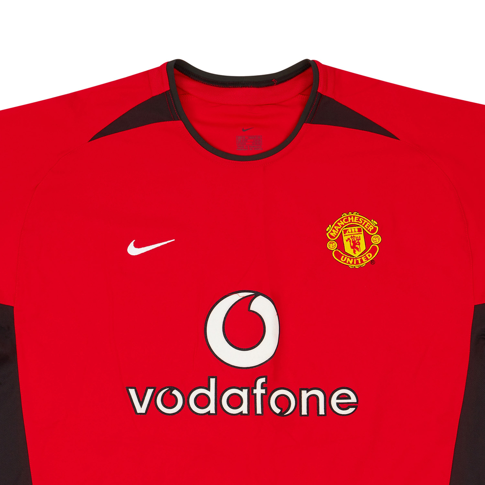 2002-04 Manchester United CL Home Shirt Keane #16 (Excellent) L-Names & Numbers Legends Hall of Fame New Products