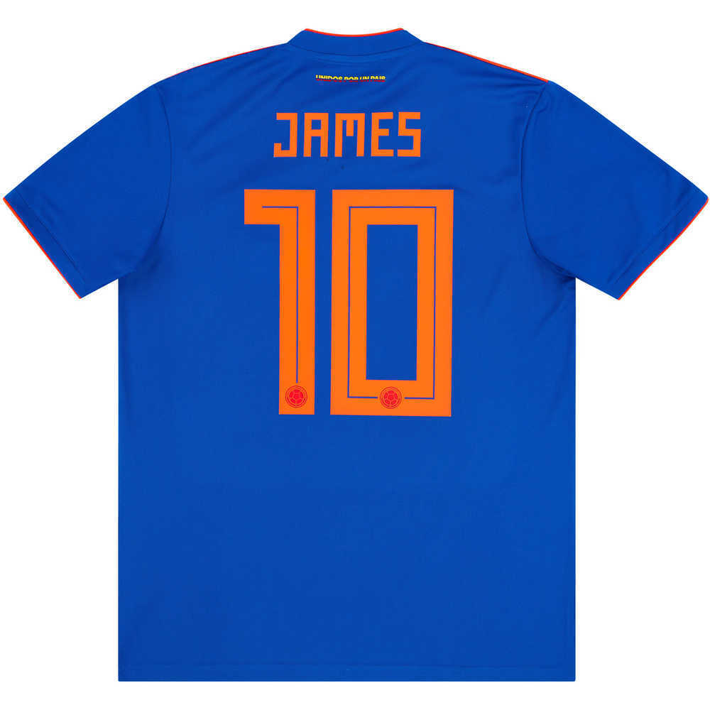 2018-19 Colombia Away Shirt James #10 (Excellent) M