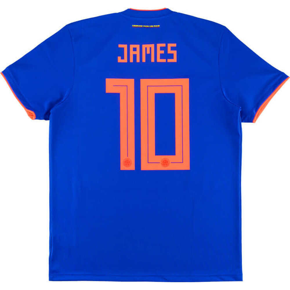2018-19 Colombia Away Shirt James #10 (Very Good) S