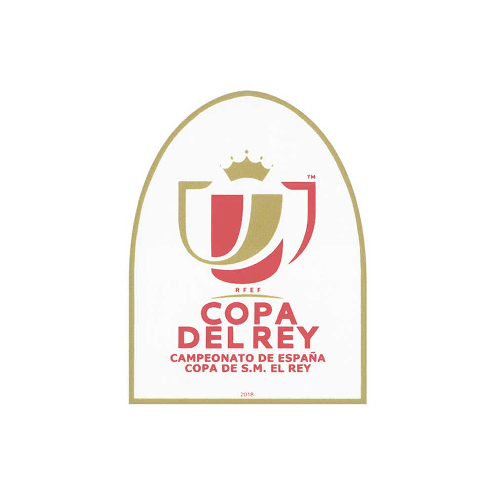 2017-18 Copa Del Rey Player Issue Sleeve Patch