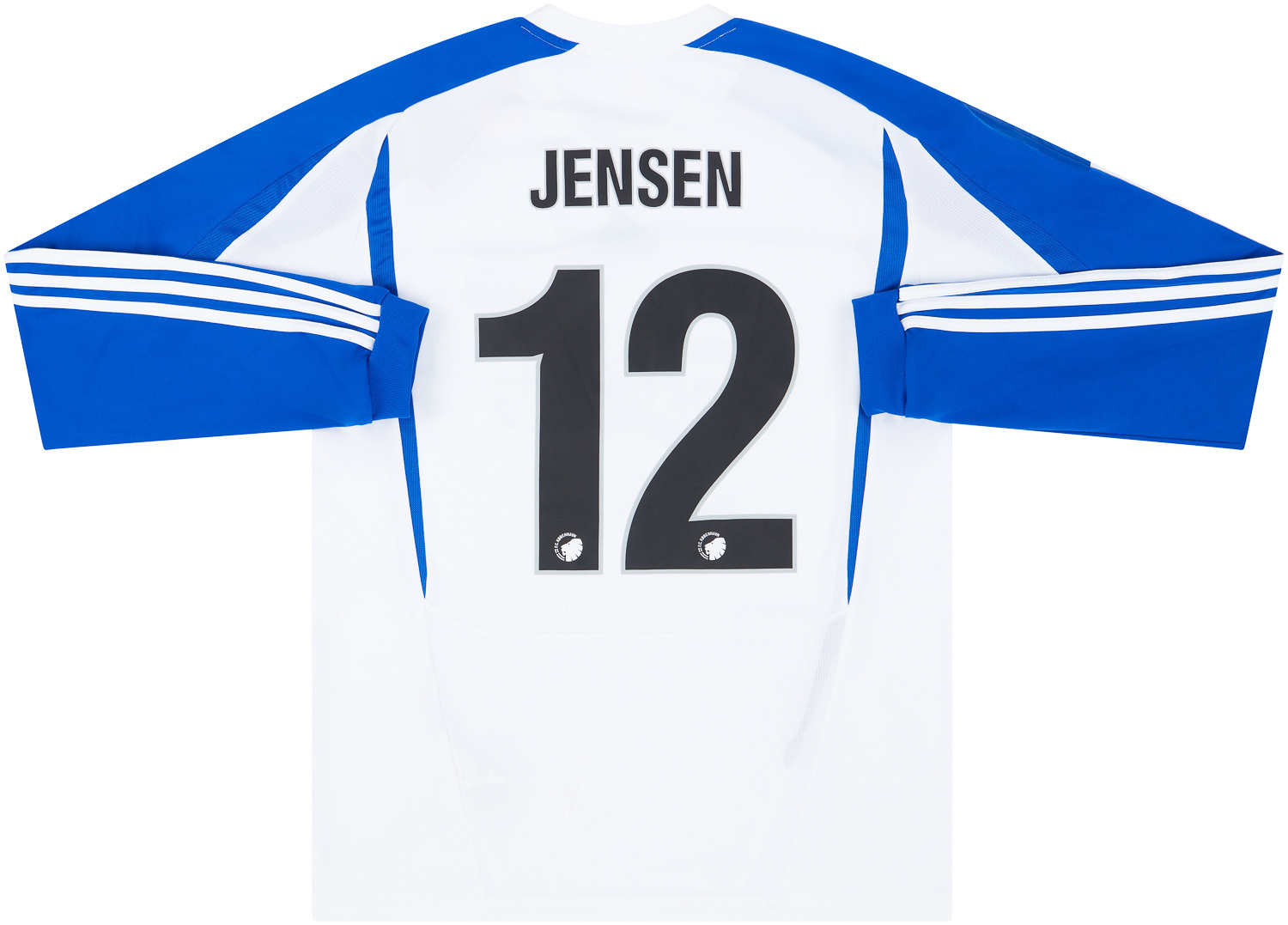 2012-13 FC Copenhagen Match Issue European Home Shirt Jensen #12