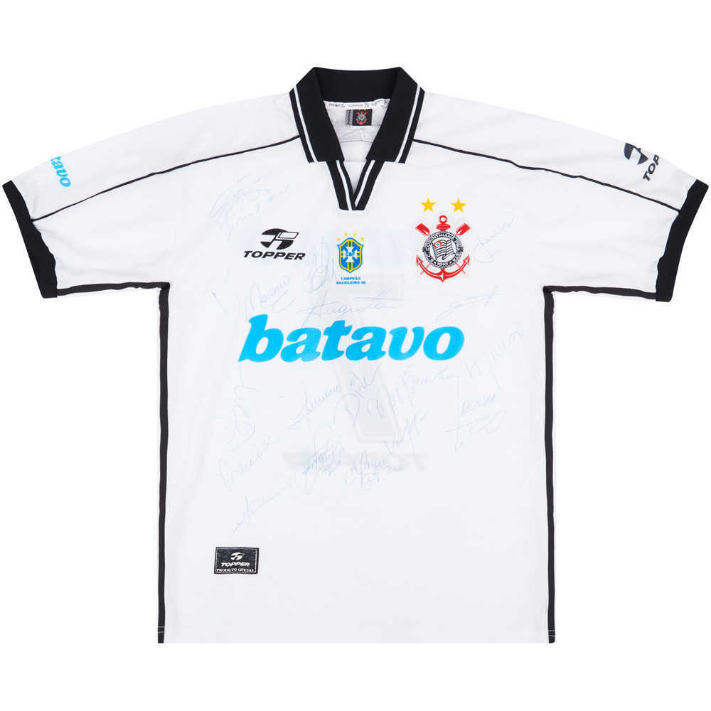 1999 Corinthians Home Shirt #7 (Excellent) XL