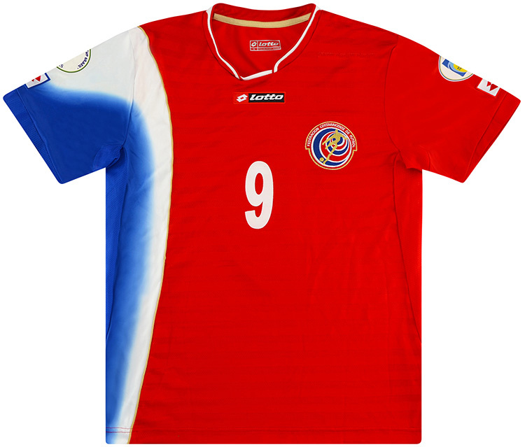 2013 Costa Rica Match Issue Home Shirt #9 (Saborío)