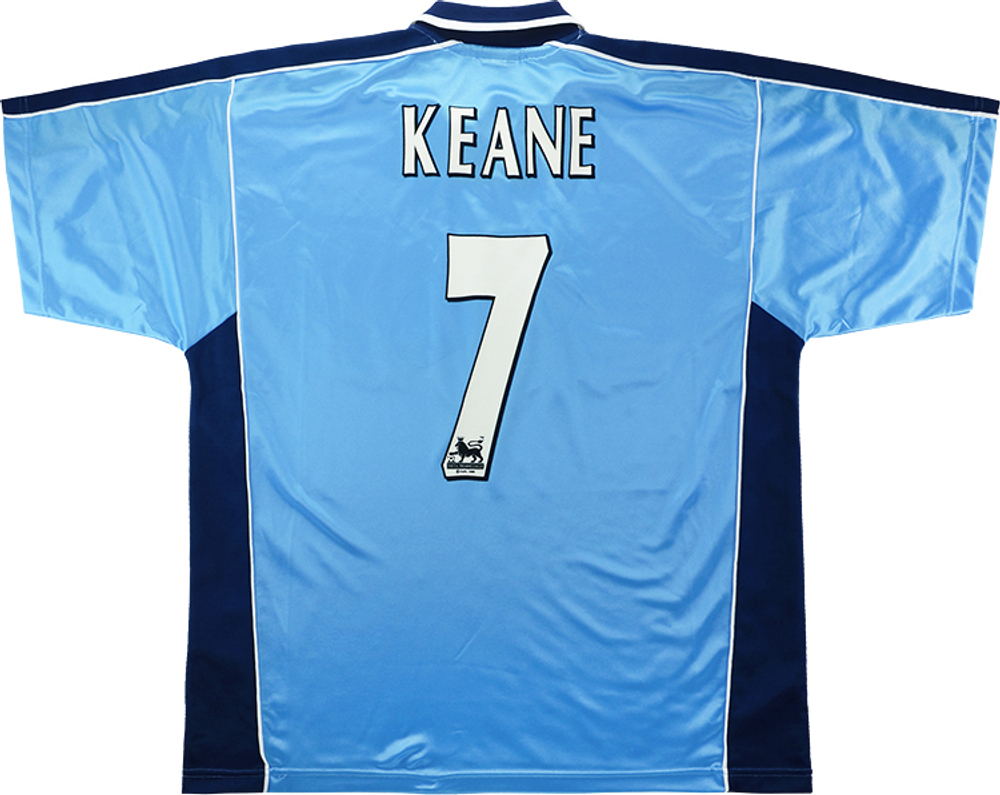 1999-00 Coventry Home Shirt Keane #7 (Excellent) XL