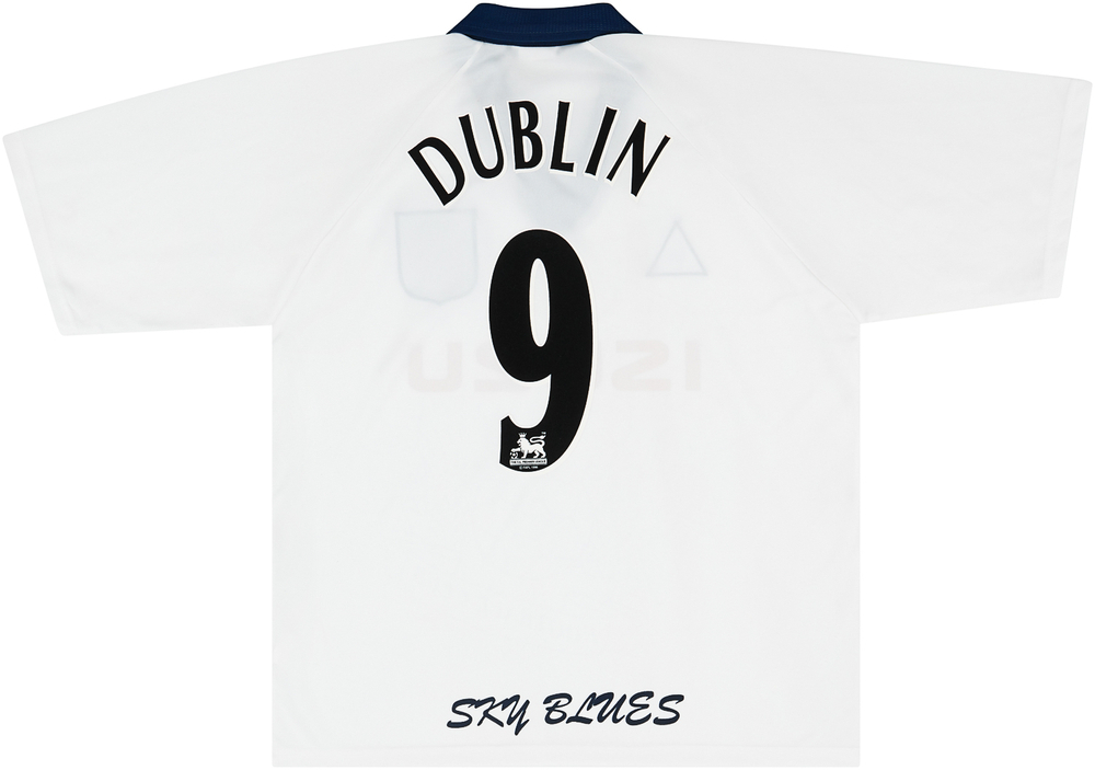 1997-98 Coventry Away Shirt Dublin #9 (Excellent) XL-Names & Numbers Coventry