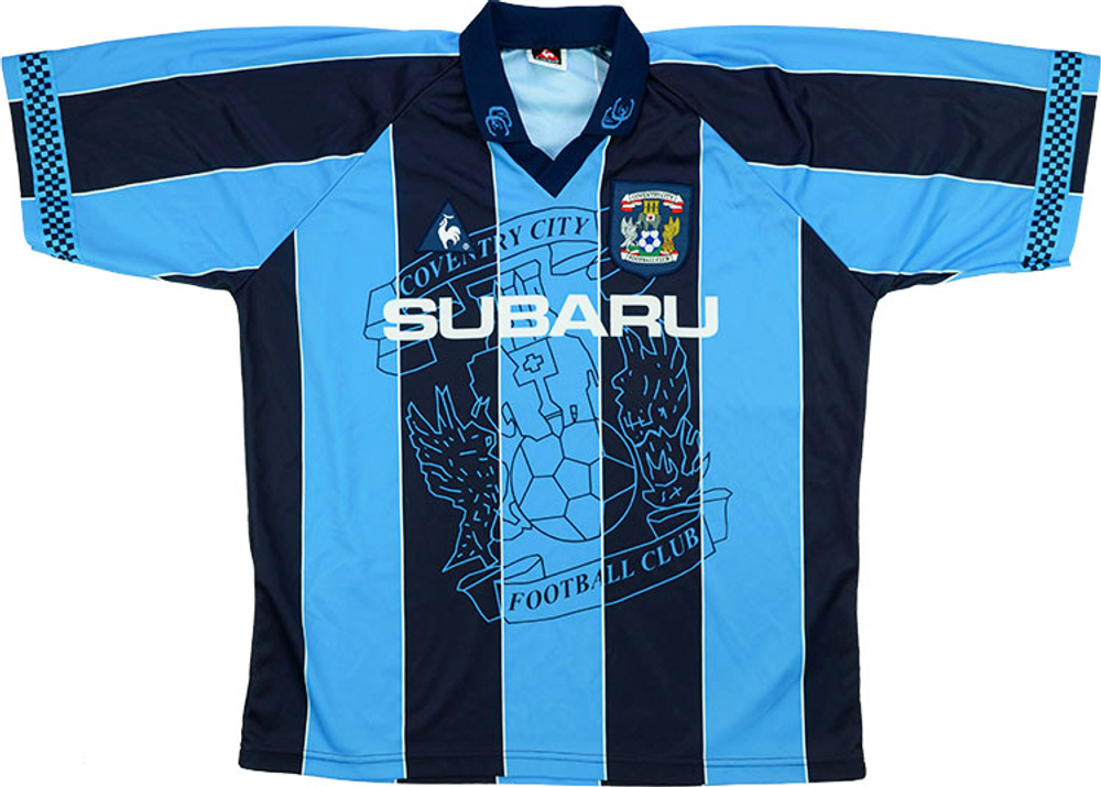 1997-98 Coventry Home Shirt McAllister #10 (Excellent) XL-Names & Numbers Coventry Legends
