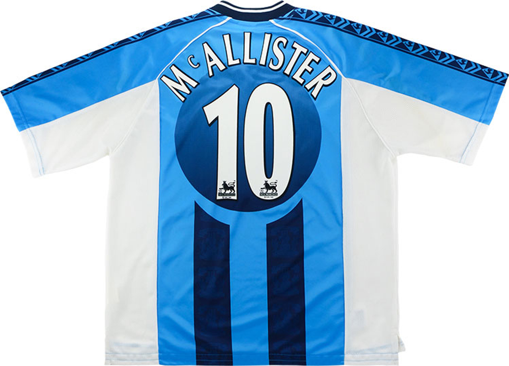 1998-99 Coventry Home Shirt McAllister #10 (Excellent) XL-Specials Names & Numbers Coventry Cult Heroes