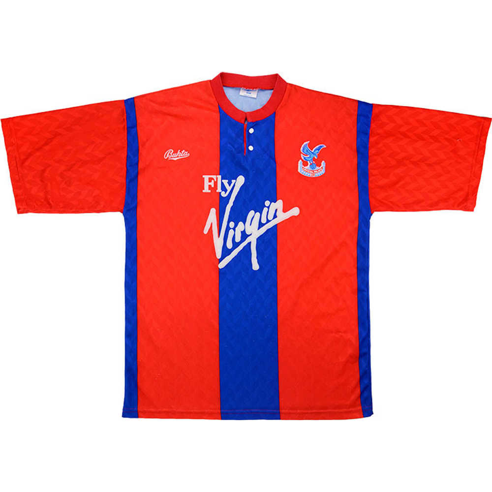 1990-91 Crystal Palace Home Shirt (Good) S