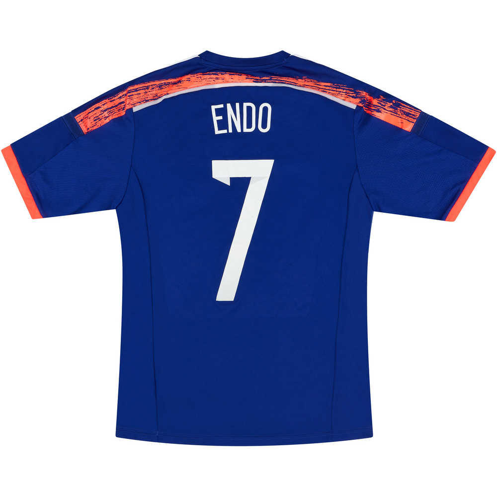 2013-15 Japan Home Shirt Endo #7 (Excellent) S