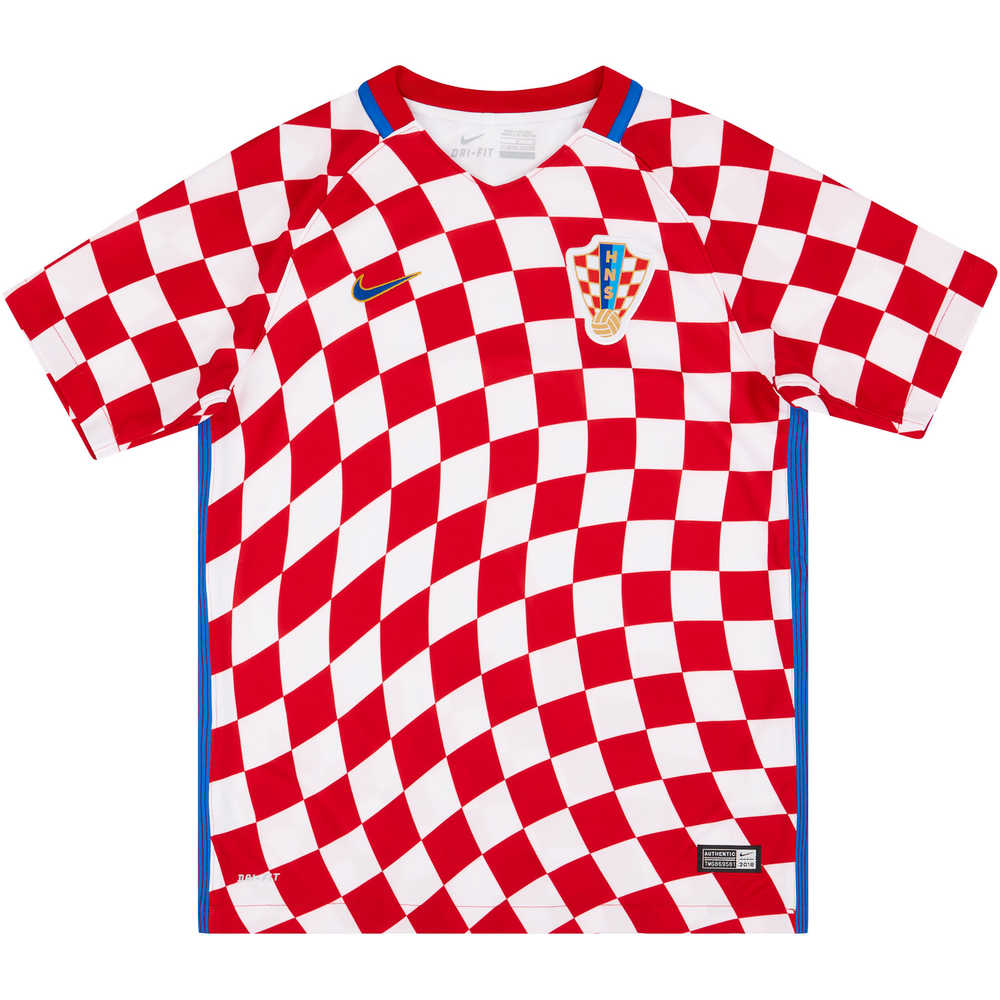 2016-17 Croatia Home Shirt *As New* L.Boys