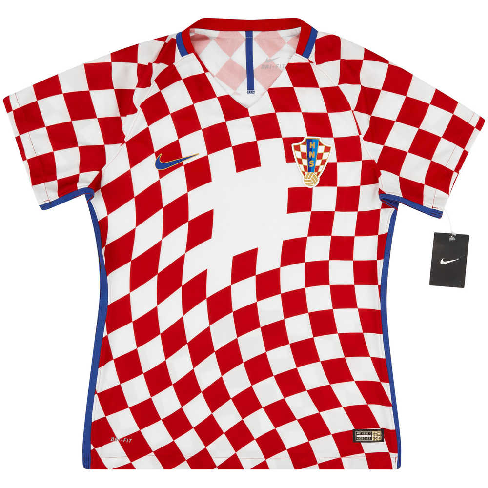 2016-18 Croatia Women's Player Issue Home Shirt *w/Tags* S