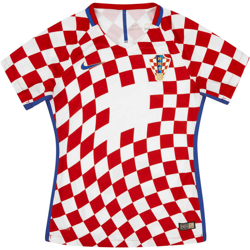 2016-18 Croatia Women's Player Issue Home Shirt *As New* 