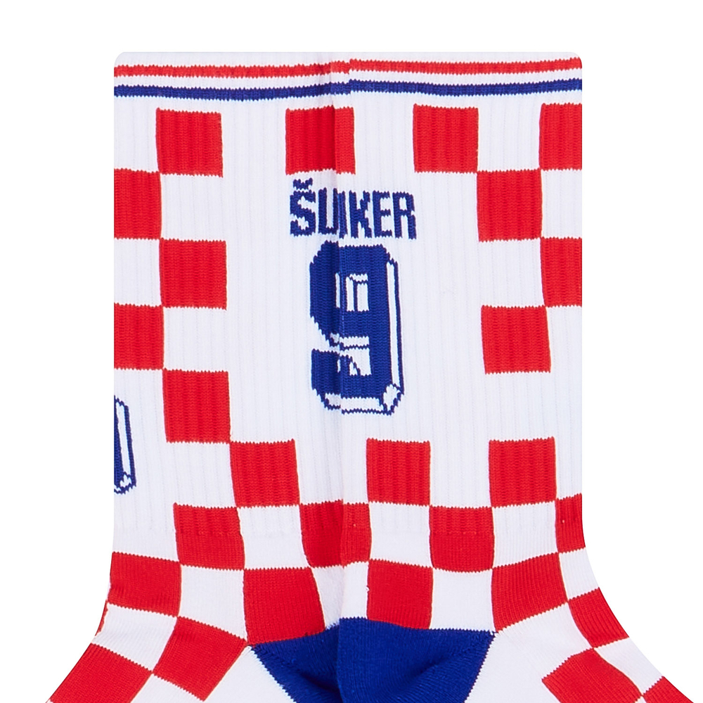 1996-98 Croatia Šuker #9 Home Crew Socks *BNIB*