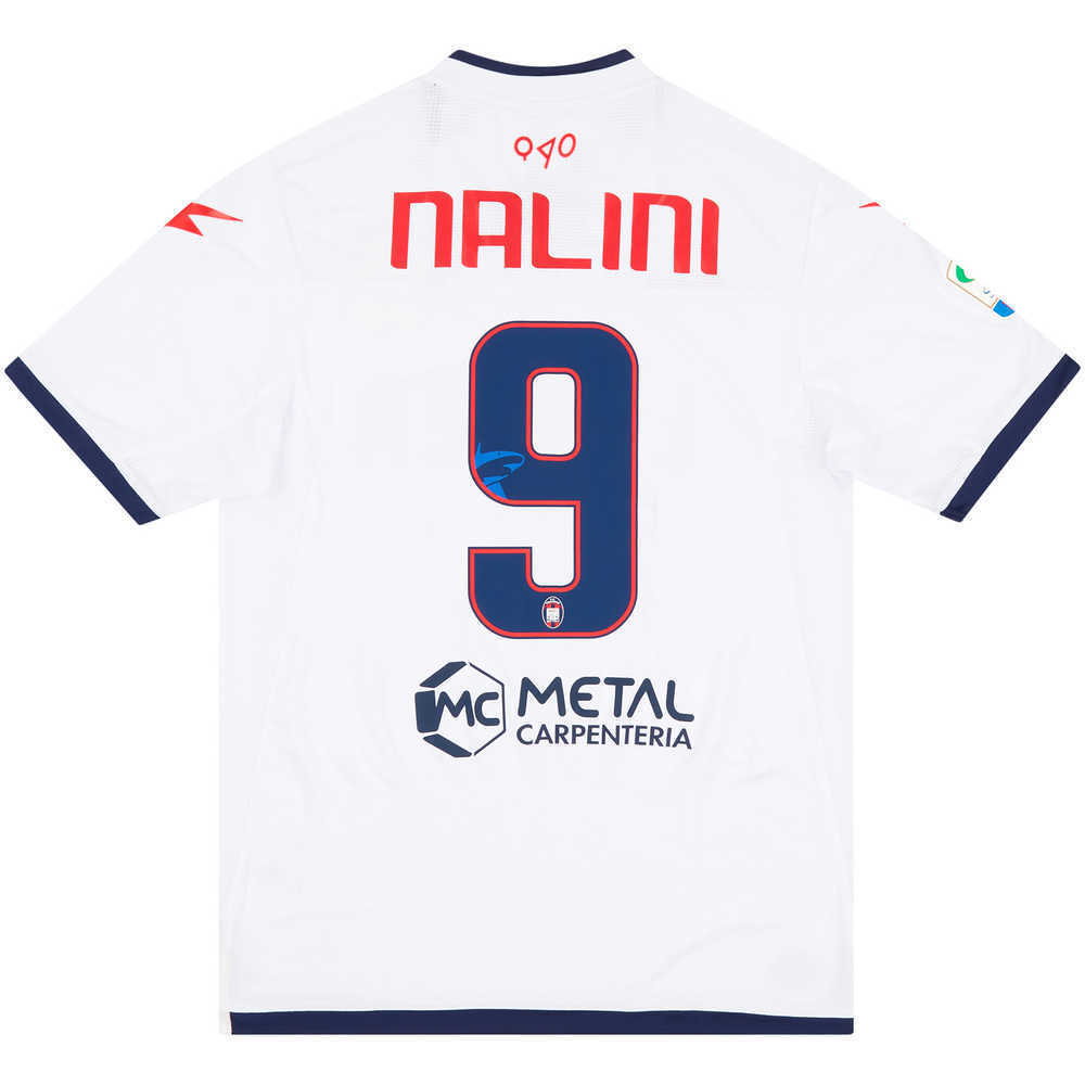2017-18 Crotone Match Issue Away Shirt Nalini #9