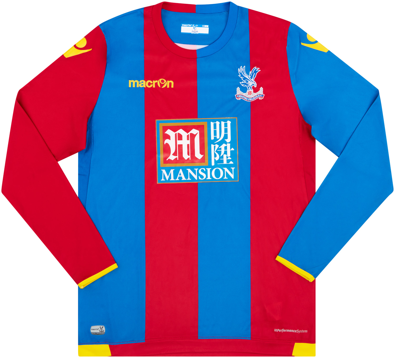 Crystal Palace Goalkeeper football shirt 2013 - 2014. Sponsored by GAC ...