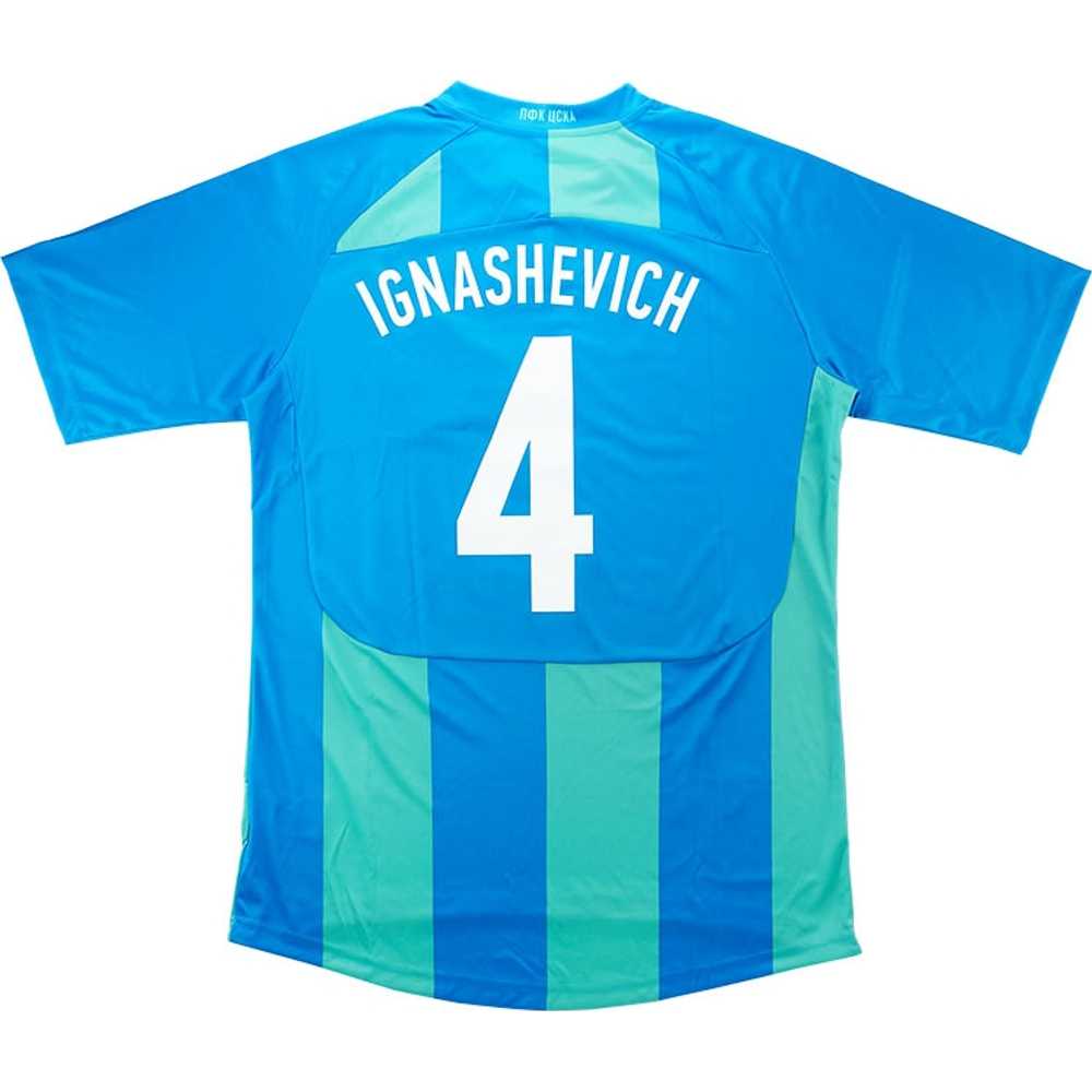 2011 CSKA Moscow Third European Shirt Ignashevich #4 *w/Tags* S