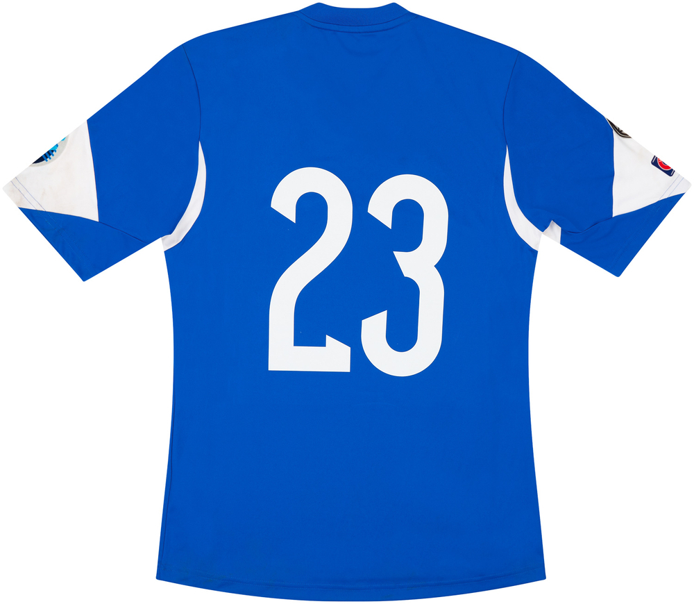 2015 Cyprus Match Issue Home Shirt #23 (v Wales)-Match Worn Shirts Other European Certified Match Worn