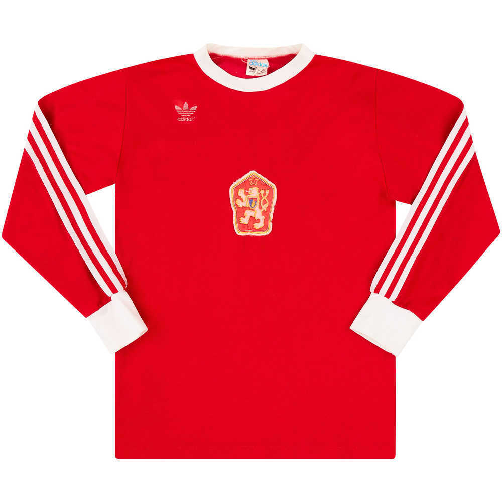 1978 Czechoslovakia Match Issue Home L/S Shirt #6