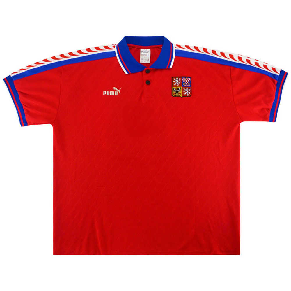 1996-98 Czech Republic Home Shirt (Excellent) XL
