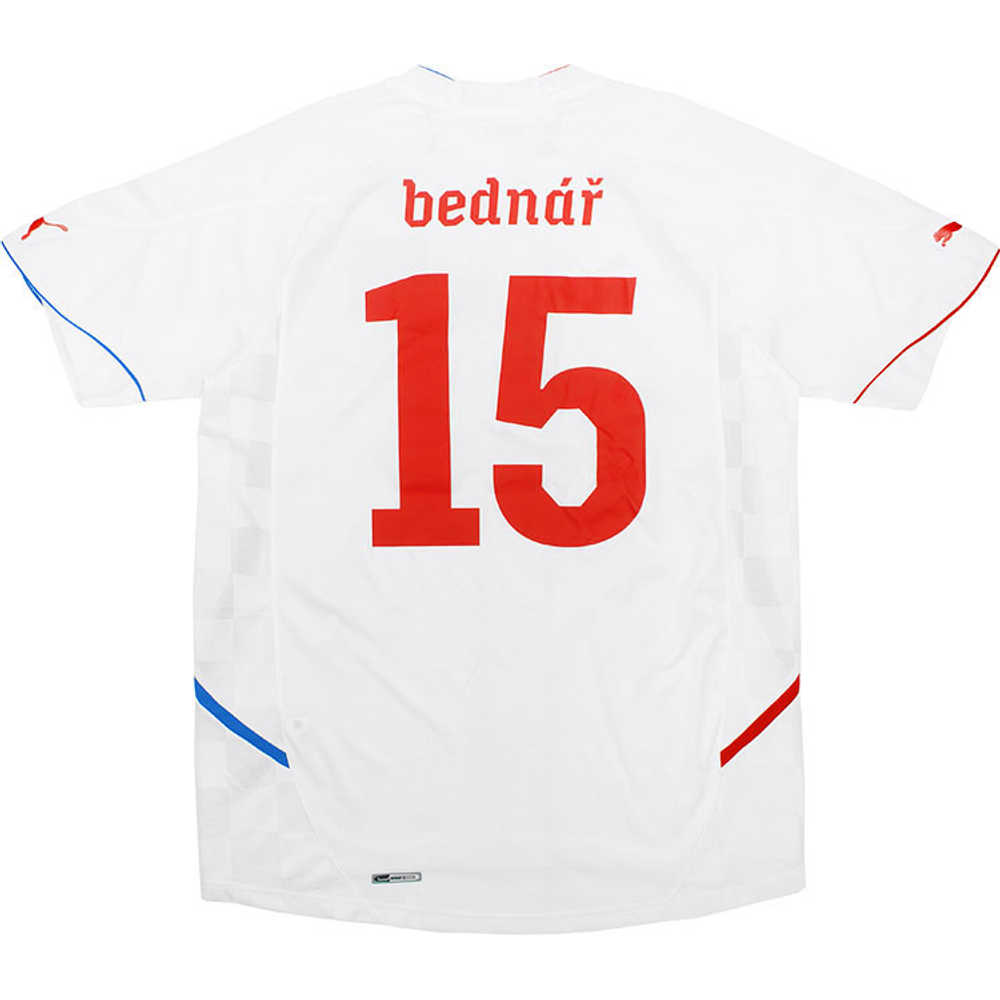 2010 Czech Republic Match Issue Away Shirt Bednář #15 (v Latvia)