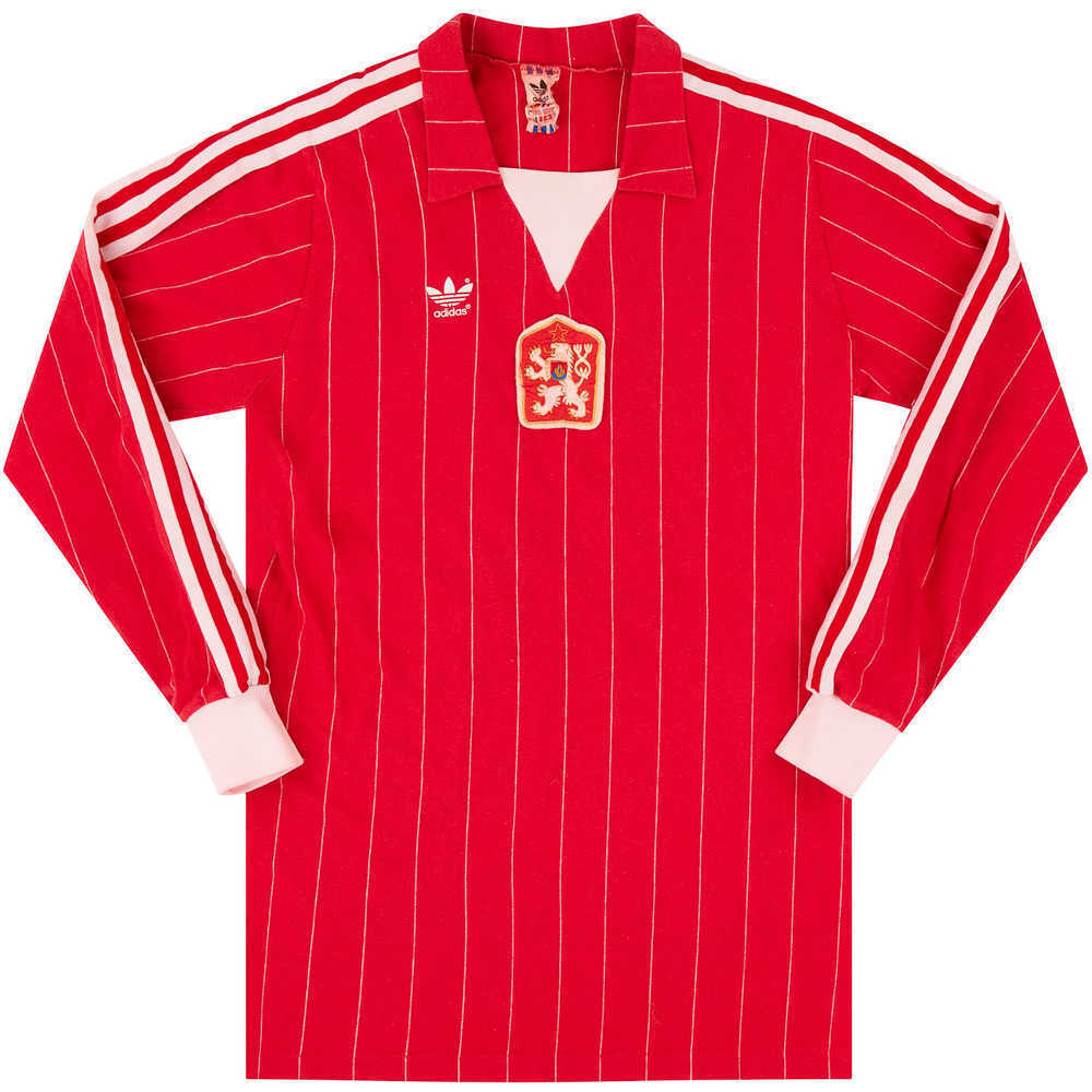 1985 Czechoslovakia U-21 Match Worn Home L/S Shirt #12 (v Sweden)