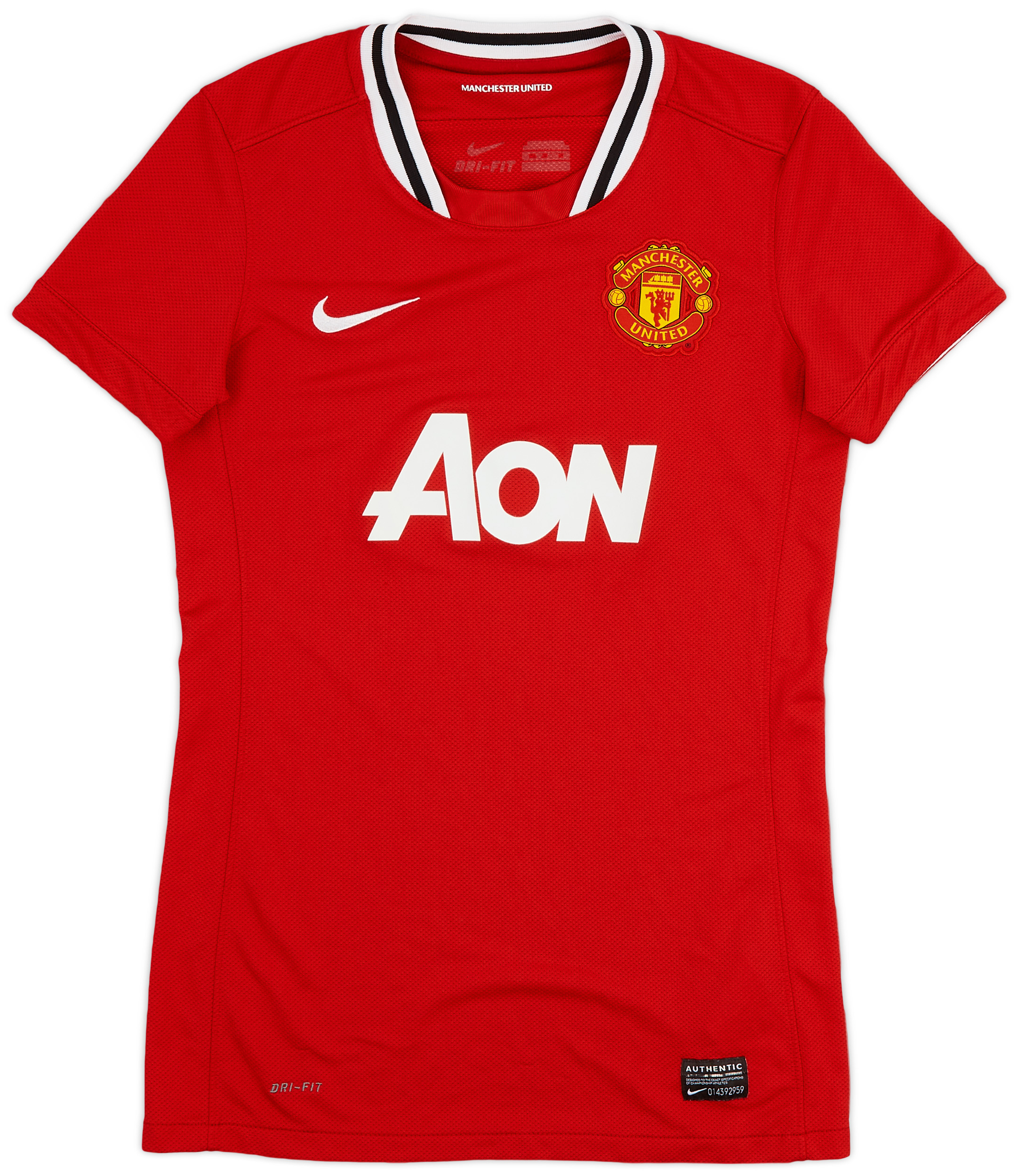 2011-12 Manchester United Home Shirt - 9/10 - (Women's )