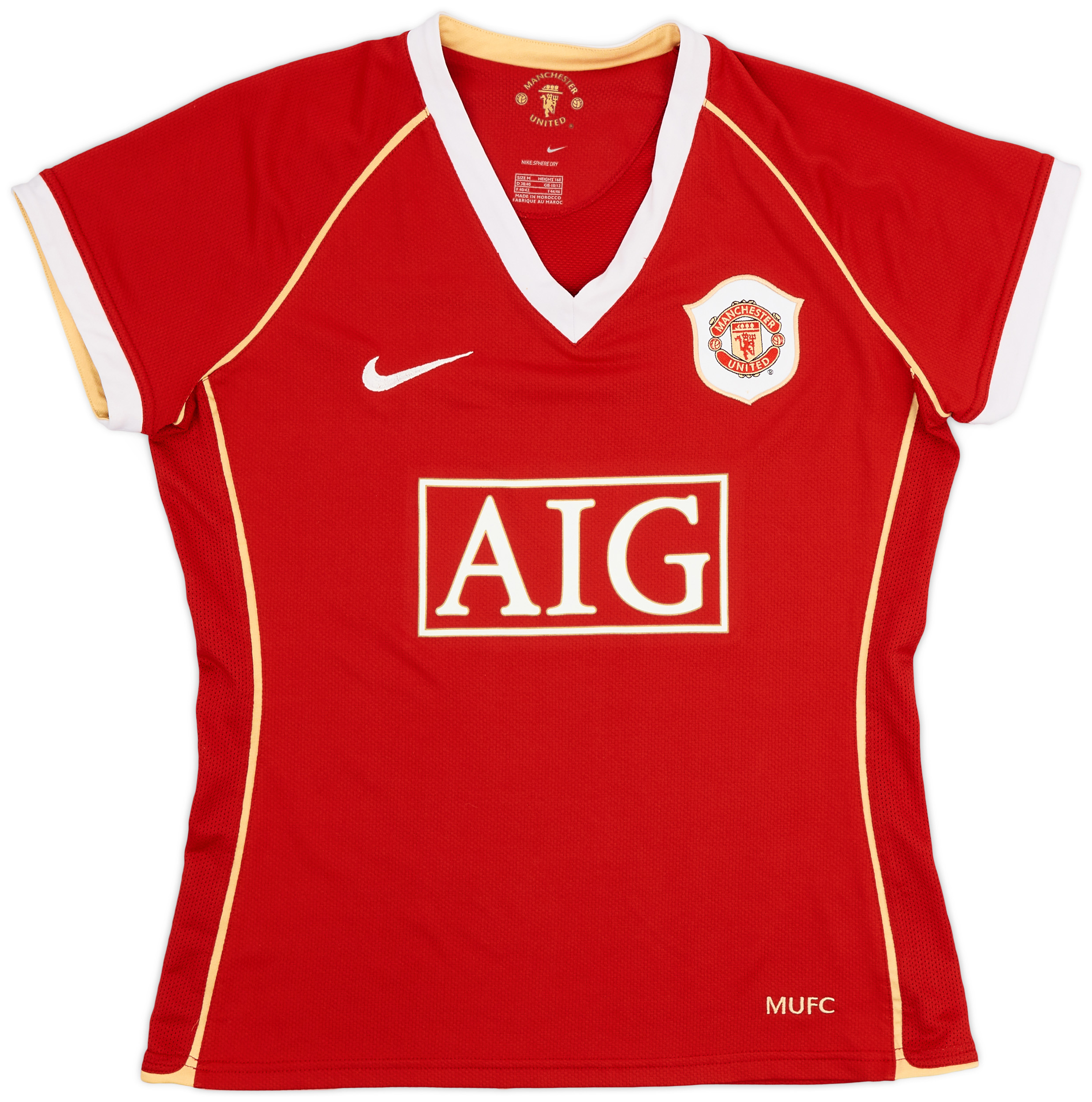 2006-07 Manchester United Home Shirt - 9/10 - (Women's )