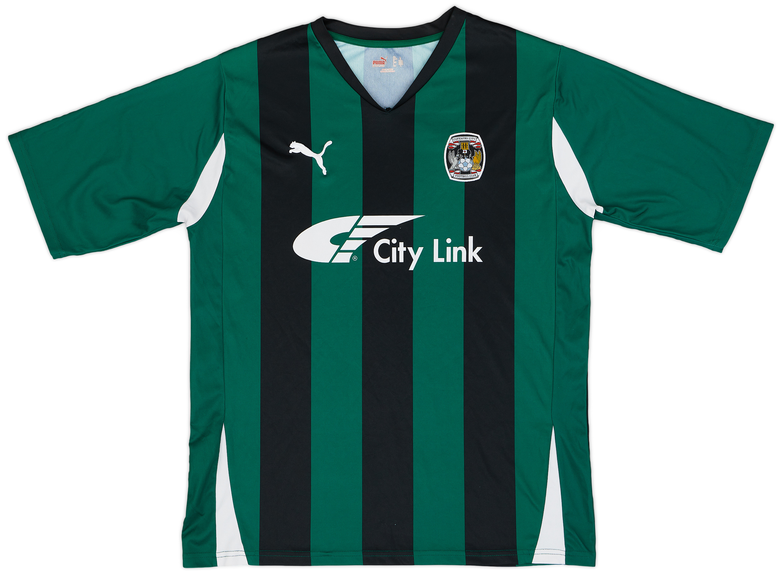 Coventry City Goalkeeper football shirt 2010 - 2011. Sponsored by City Link