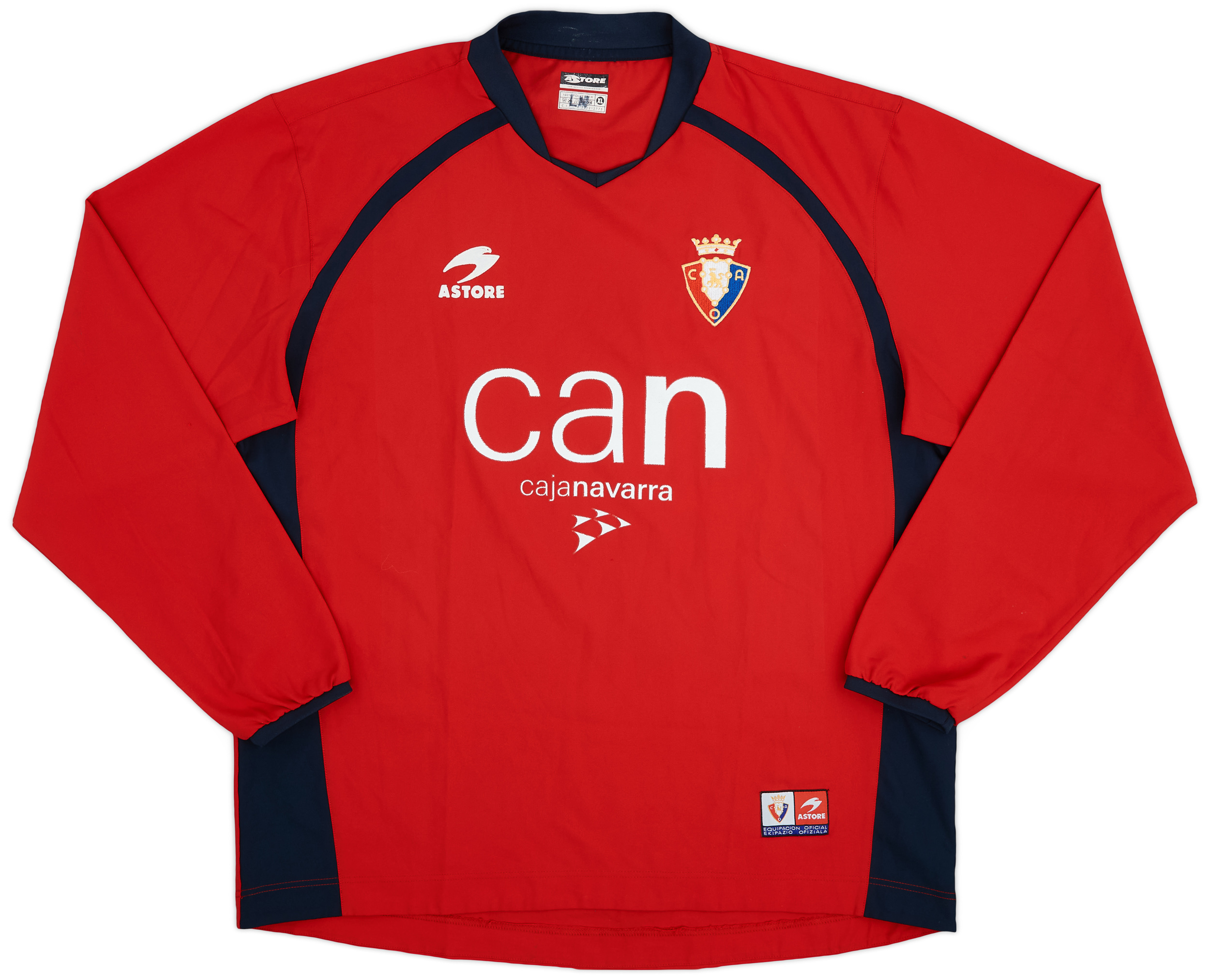 2004-05 Osasuna Home Shirt #6 - 7/10 - ()