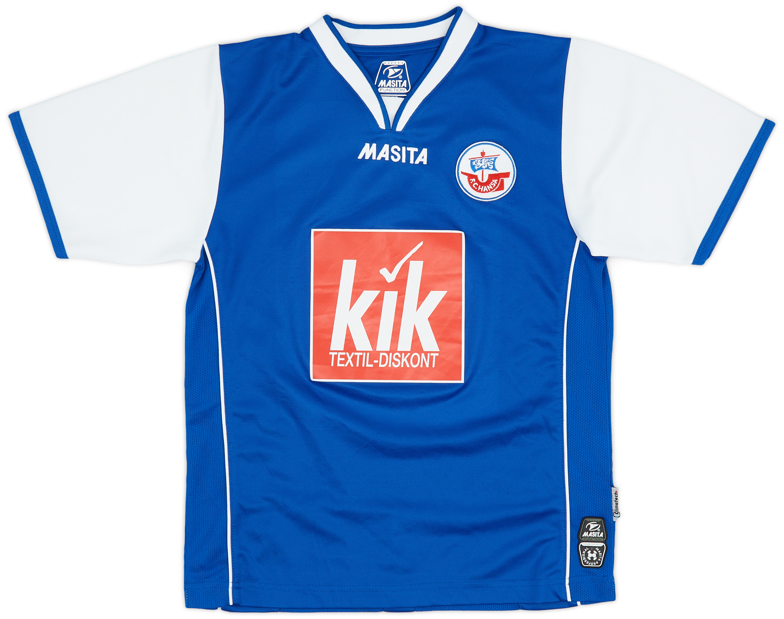 2007-08 Hansa Rostock Home Shirt - 8/10 - (XXS)