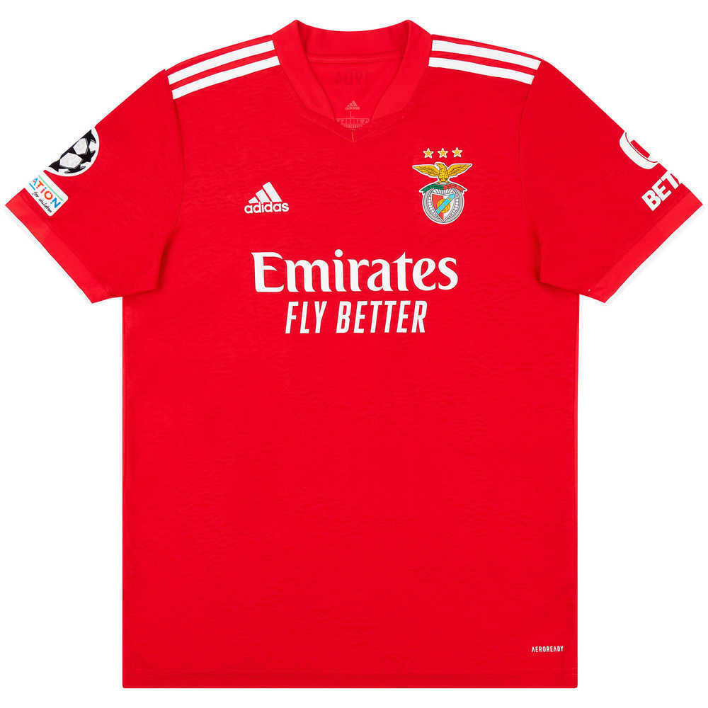 2021-22 Benfica Match Issue Champions League Home Shirt Meïté #11 (v Ajax)