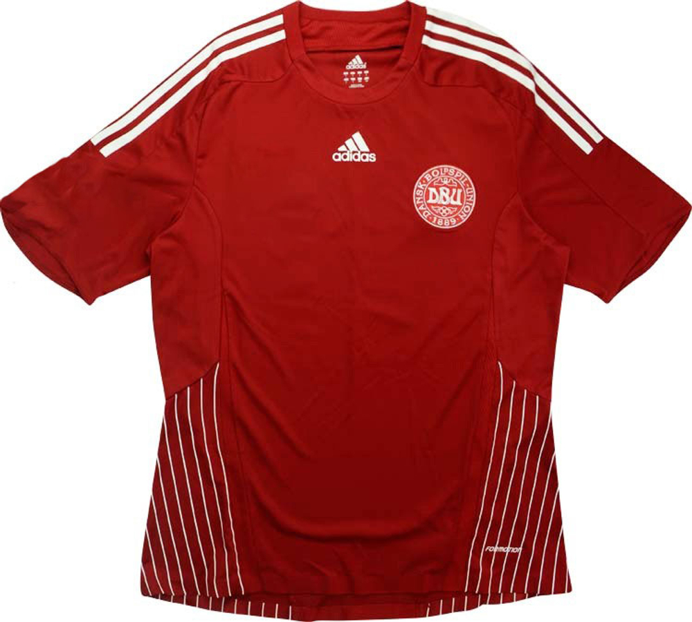 2007-10 Denmark Player Issue Home Shirt (Excellent) XL-Specials Denmark Player Issue