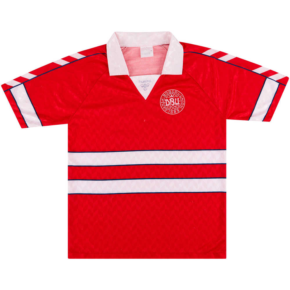 1988-90 Denmark Match Issue Home Shirt #12 (Molnar)