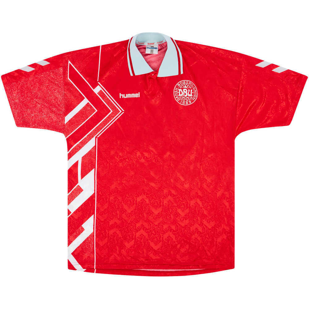 1994-96 Denmark Match Issue Home Shirt #12