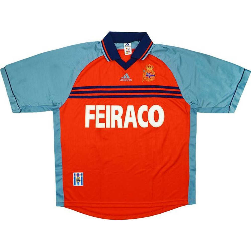 1998-99 Deportivo Away Shirt (Very Good) L
