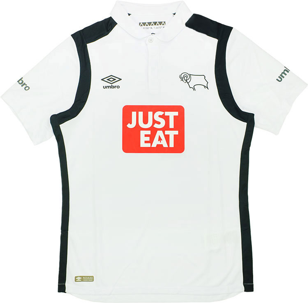 2016-17 Derby County Home Shirt (Excellent) XL-Derby New Products