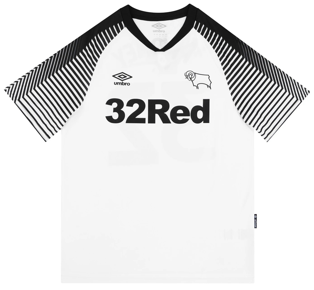 2019-20 Derby County Home Shirt Rooney #32 (Excellent) L-Names & Numbers Derby Legends