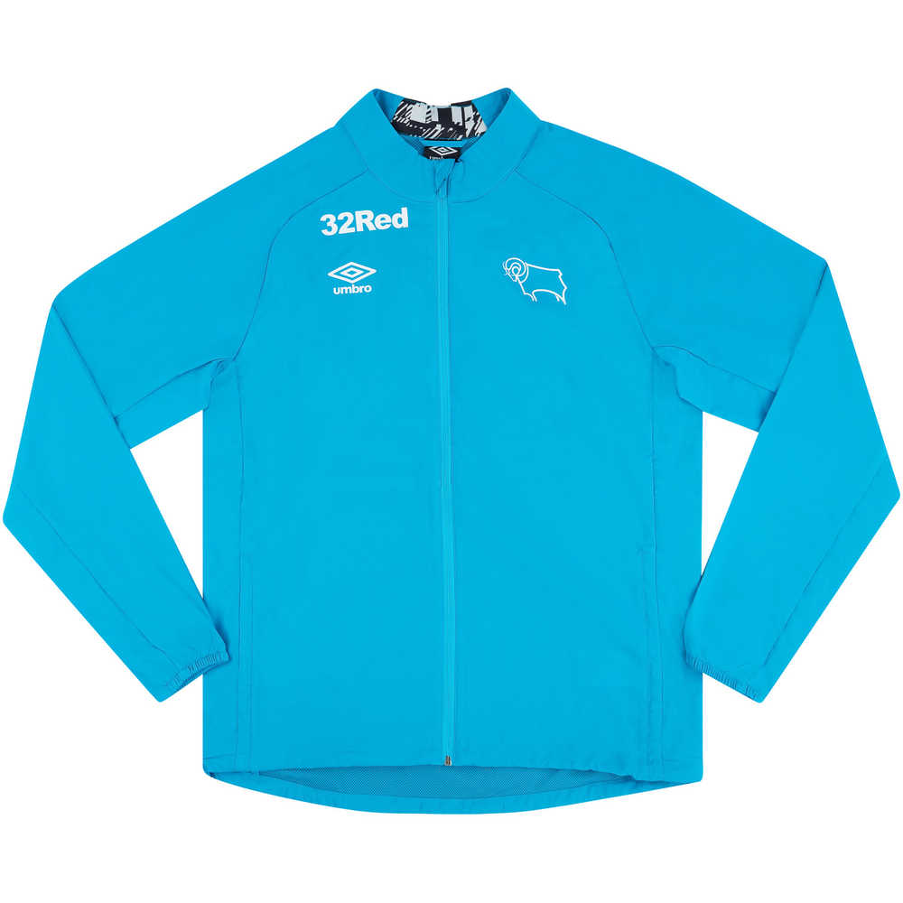2020-21 Derby County Umbro Pro Training Jacket (Excellent)