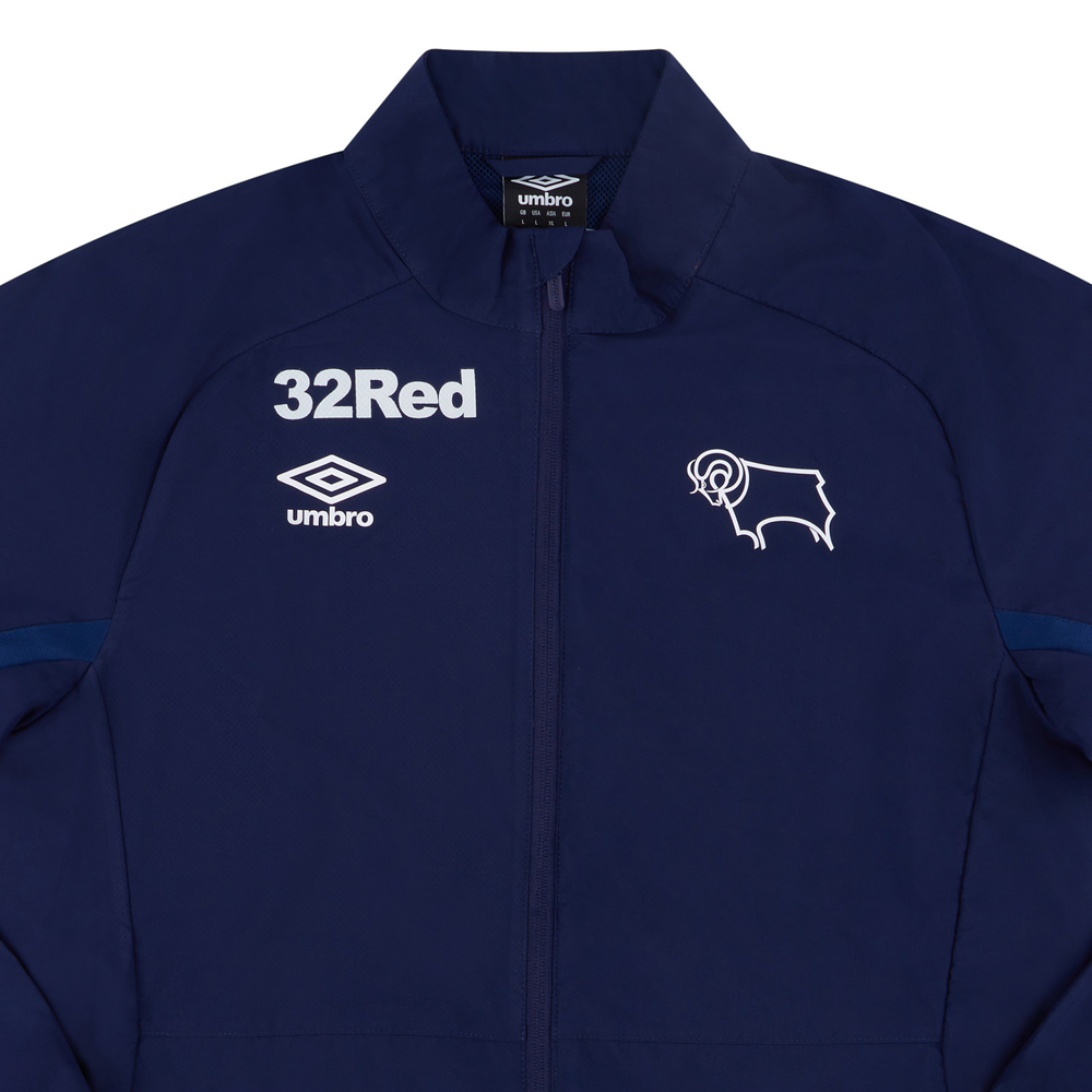 2020-21 Derby County Umbro Woven Training Jacket (Excellent)-Jackets & Tracksuits Derby New Products View All Clearance Training New Training