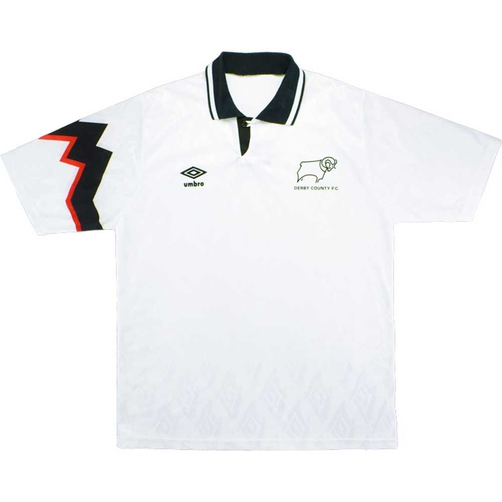 1991-93 Derby County Home Shirt (Excellent) M